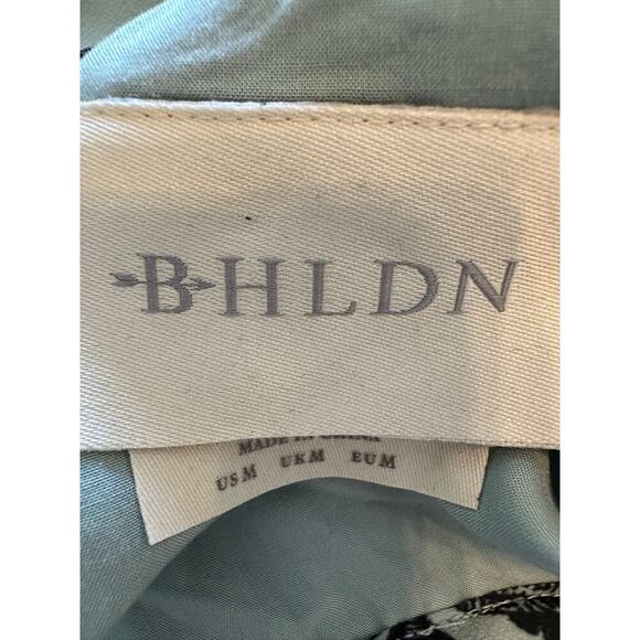 Anthropologie BHLDN Camila Long-Sleeve Chiffon Mini Dress Size Medium - Picture 6 of 16